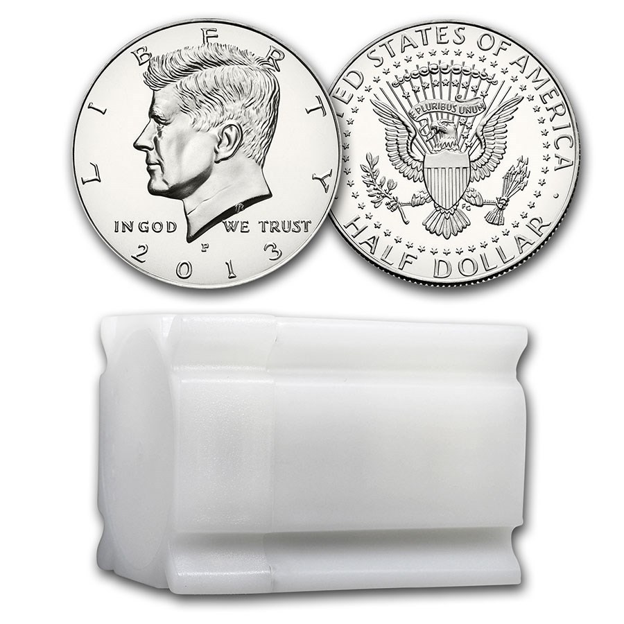 2013-P Kennedy Half Dollar 20-Coin Roll BU