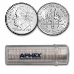 2013-P Roosevelt Dime 50-Coin Roll BU