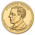 2013-P Woodrow Wilson Presidential Dollar BU