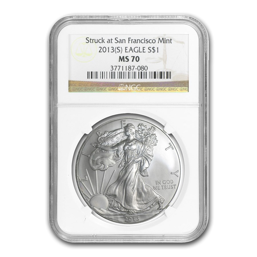 2013 (S) American Silver Eagle MS-70 NGC