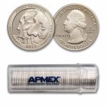 2013-S Quarter ATB Mount Rushmore Gem Proof 40-Coin Roll