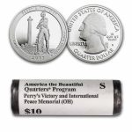 2013-S Quarter ATB Perry's Memorial 40-Coin Proof Roll