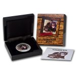 2013 Tuvalu 1 oz Silver Tasmanian Devil Proof