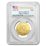 2013-W 1/2 oz Gold Ellen Wilson MS-70 PCGS (FirstStrike®)
