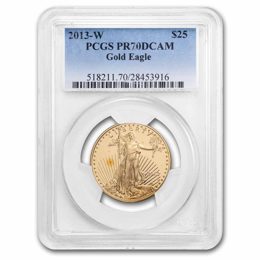2013-W 1/2 oz Proof American Gold Eagle PR-70 PCGS