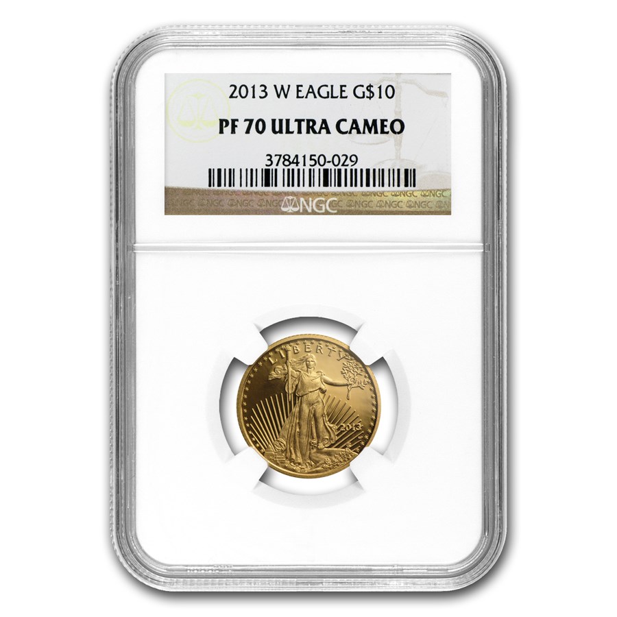 2013-W 1/4 oz Proof American Gold Eagle PF-70 NGC
