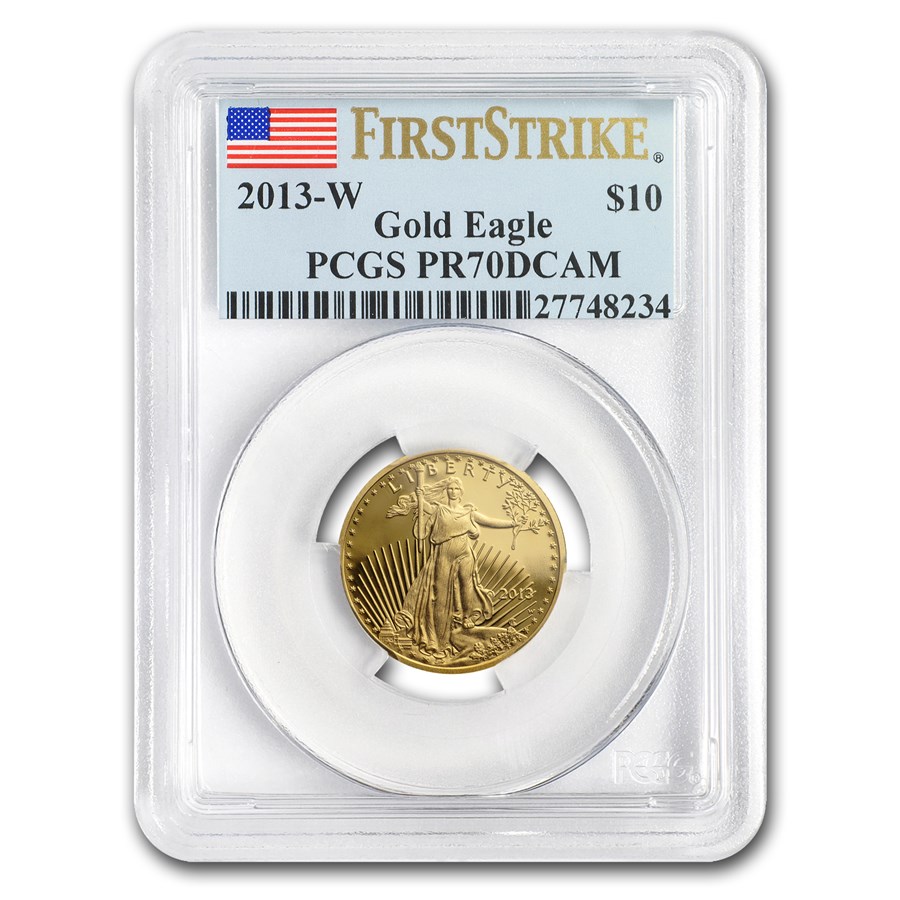 2013-W 1/4 oz Proof American Gold Eagle PR-70 PCGS (FirstStrike®)