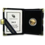 2013-W 1/4 oz Proof American Gold Eagle (w/Box & COA)