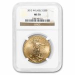 2013-W 1 oz Burnished Gold Eagle MS-70 NGC