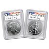 2013-W 2-Coin Silver Eagle Set MS/PF-70 PCGS (Edmund Moy)