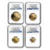 2013-W 4-Coin Proof American Gold Eagle Set PF-70 NGC (ER)