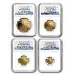 2013-W 4-Coin Proof American Gold Eagle Set PF-70 NGC (ER)