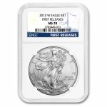 2013-W Burnished American Silver Eagle MS-70 NGC (ER)