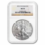 2013-W Burnished American Silver Eagle MS-70 NGC