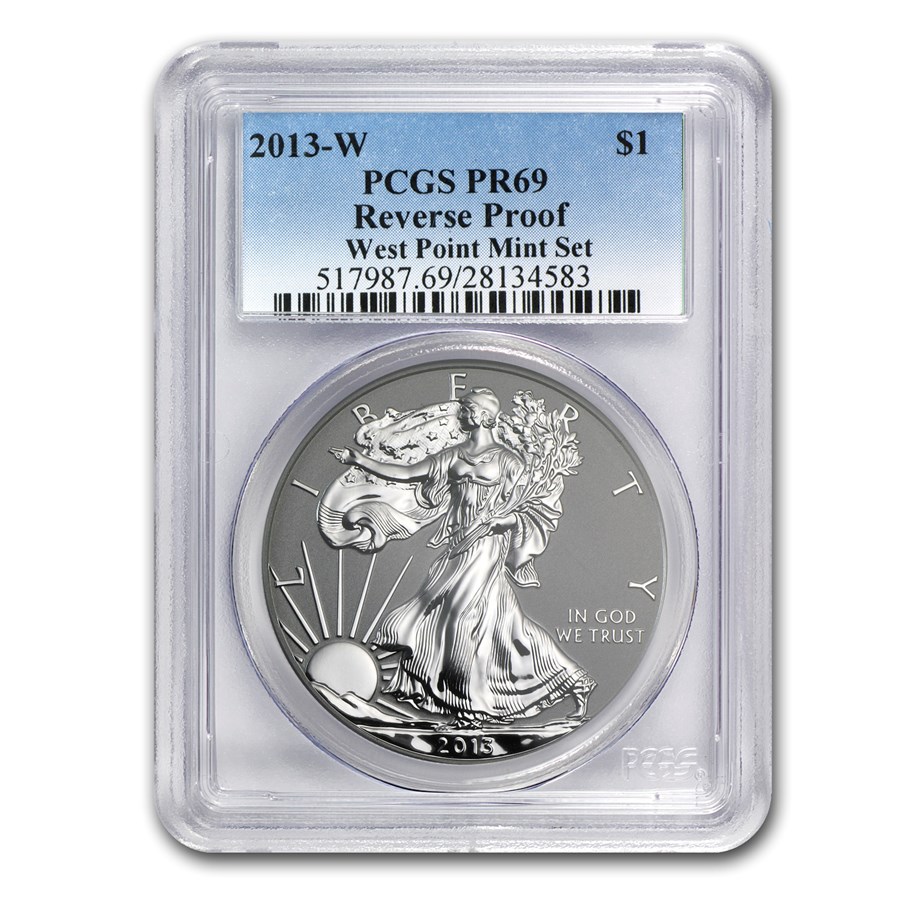 2013-W Reverse Proof American Silver Eagle PR-69 PCGS