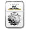 2014 1 oz Silver Britannia Mule MS-69 PL NGC (w/Lunar Horse Obv)