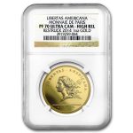 2014 (1776) France Gold Libertas Americana Medal PF-70 NGC