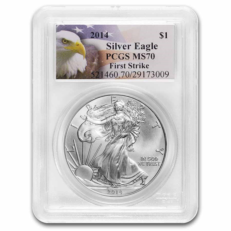 2014 American Silver Eagle MS-70 PCGS (FS)