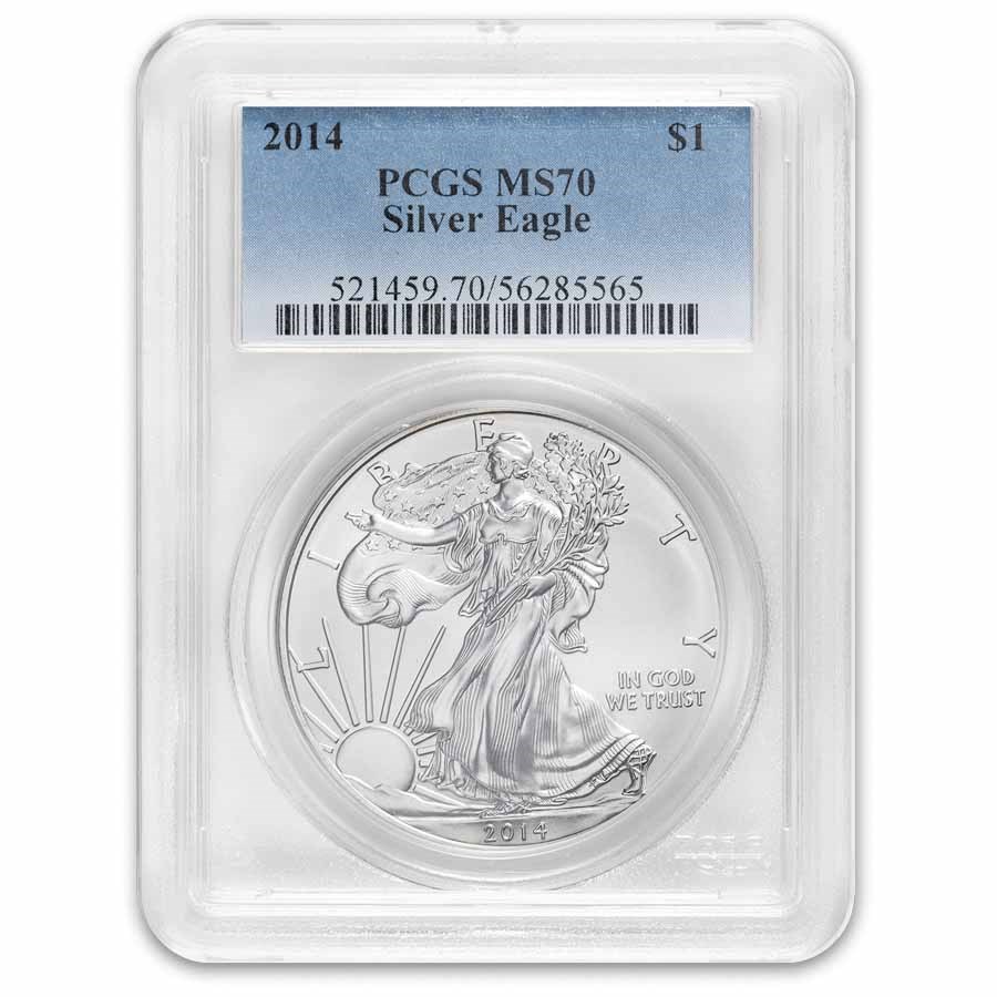 2014 American Silver Eagle MS-70 PCGS