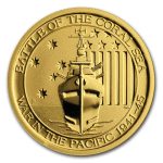 2014 Australia 1/4 oz Gold Battle of the Coral Sea BU