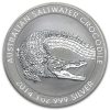2014 Australia 1 oz Silver Saltwater Crocodile (Abrasions)