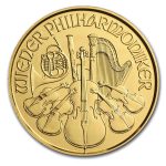 2014 Austria 1/25 oz Gold Philharmonic BU