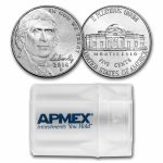 2014-D Jefferson Nickel 40-Coin Roll BU