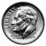 2014-D Roosevelt Dime BU