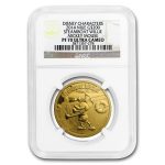 2014 Niue 1 oz Proof Gold $200 Disney Steamboat Willie PF-70 NGC
