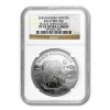 2014 Niue 1 oz Silver Black Rhinoceros PF-70 NGC