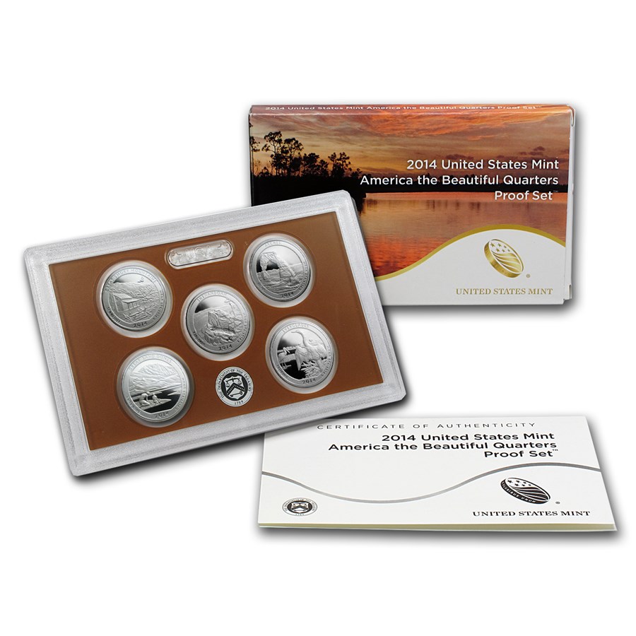 2014-S America the Beautiful Quarters Proof Set