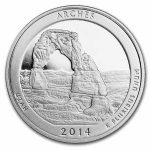 2014-S ATB Quarter Arches National Historical Proof (Silver)