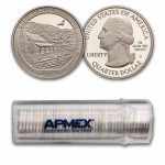2014-S ATB Quarter Great Smoky Mountains Gem Proof 40-Coin Roll