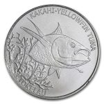 2014 Tokelau 1 oz Silver $5 Yellowfin Tuna (Spotted)