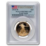 2014-W 1/2 oz Proof American Gold Eagle PR-70 PCGS (FirstStrike®)