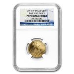 2014-W 1/4 oz Proof American Gold Eagle PF-70 NGC (ER)