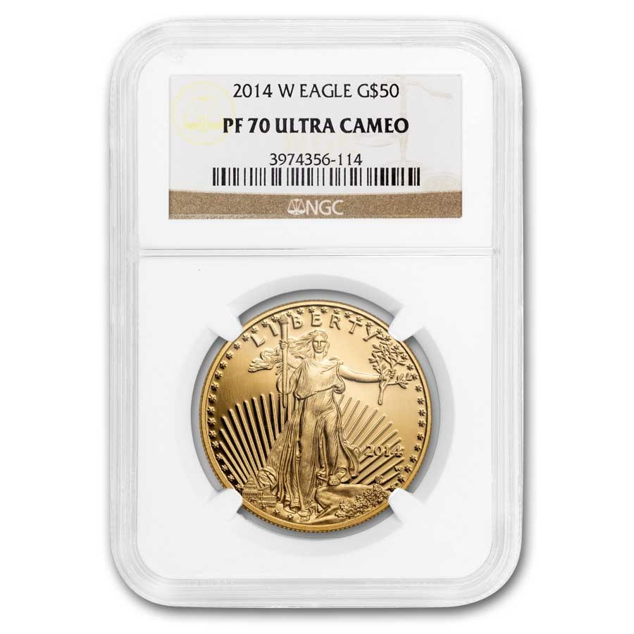 2014-W 1 oz Proof American Gold Eagle PF-70 UCAM NGC