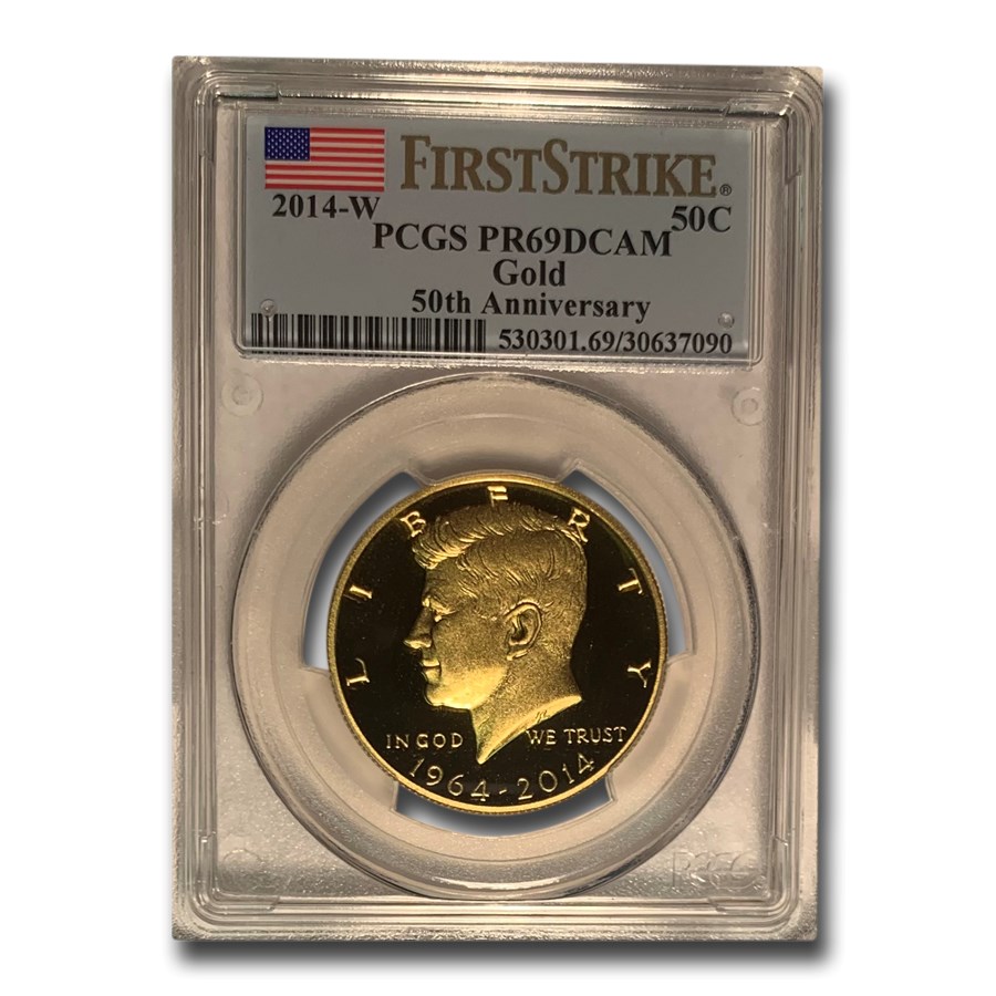 2014-W 3/4 oz Gold Kennedy Half Dollar PR-69 PCGS (FirstStrike®)