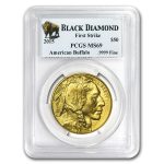2015 1 oz Gold Buffalo MS-69 PCGS (FS, Black Diamond)