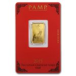 2015 5 gram Gold Bar - PAMP Suisse Year of the Goat (In Assay)