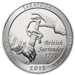 2015 5 oz Silver ATB Saratoga National Park, NY