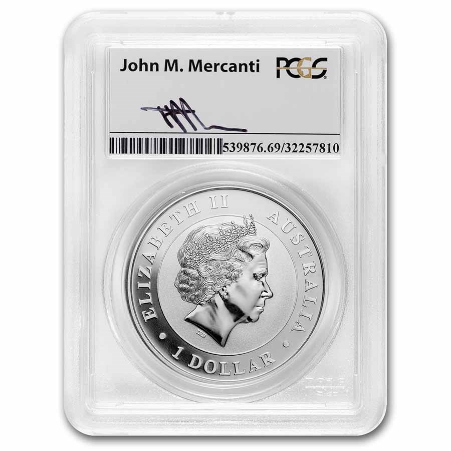 2015 Australia 1 oz Silver Wedge Tailed Eagle MS-69 PCGS