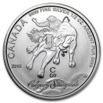 2015 Canada 1/2 oz Silver Calgary Stampede BU