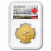2015 Canada 1 oz Gold Growling Cougar .99999 BU MS-69 NGC