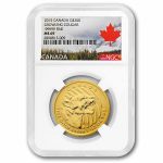 2015 Canada 1 oz Gold Growling Cougar .99999 BU MS-69 NGC