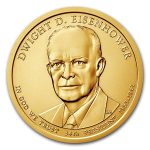 2015-D Dwight Eisenhower Presidential Dollar BU
