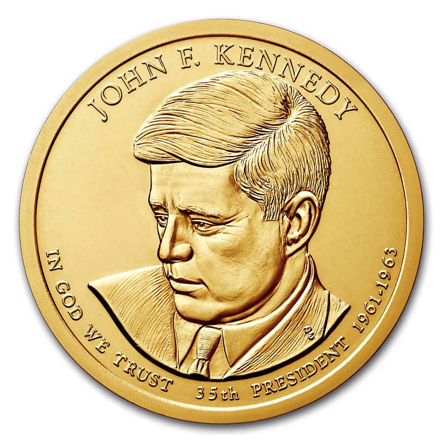 2015-D John F. Kennedy Presidential Dollar BU