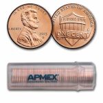 2015-D Lincoln Cent 50-Coin Roll BU