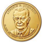 2015-D Lyndon Johnson Presidential Dollar BU
