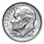 2015-D Roosevelt Dime BU